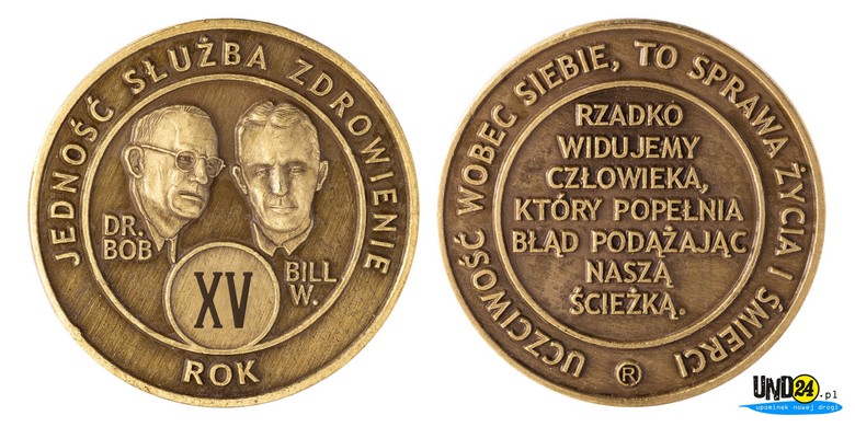 Medal 15. Rocznica trzeźwości Medal 15. Rocznica trzeźwości