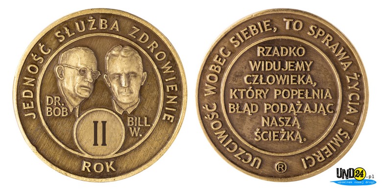 Medal 2. Rocznica trzeźwości Medal 2. Rocznica trzeźwości