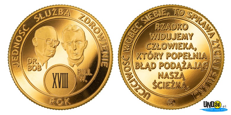 Medal 18. Rocznica trzeźwości w Amerykańskim Stylu